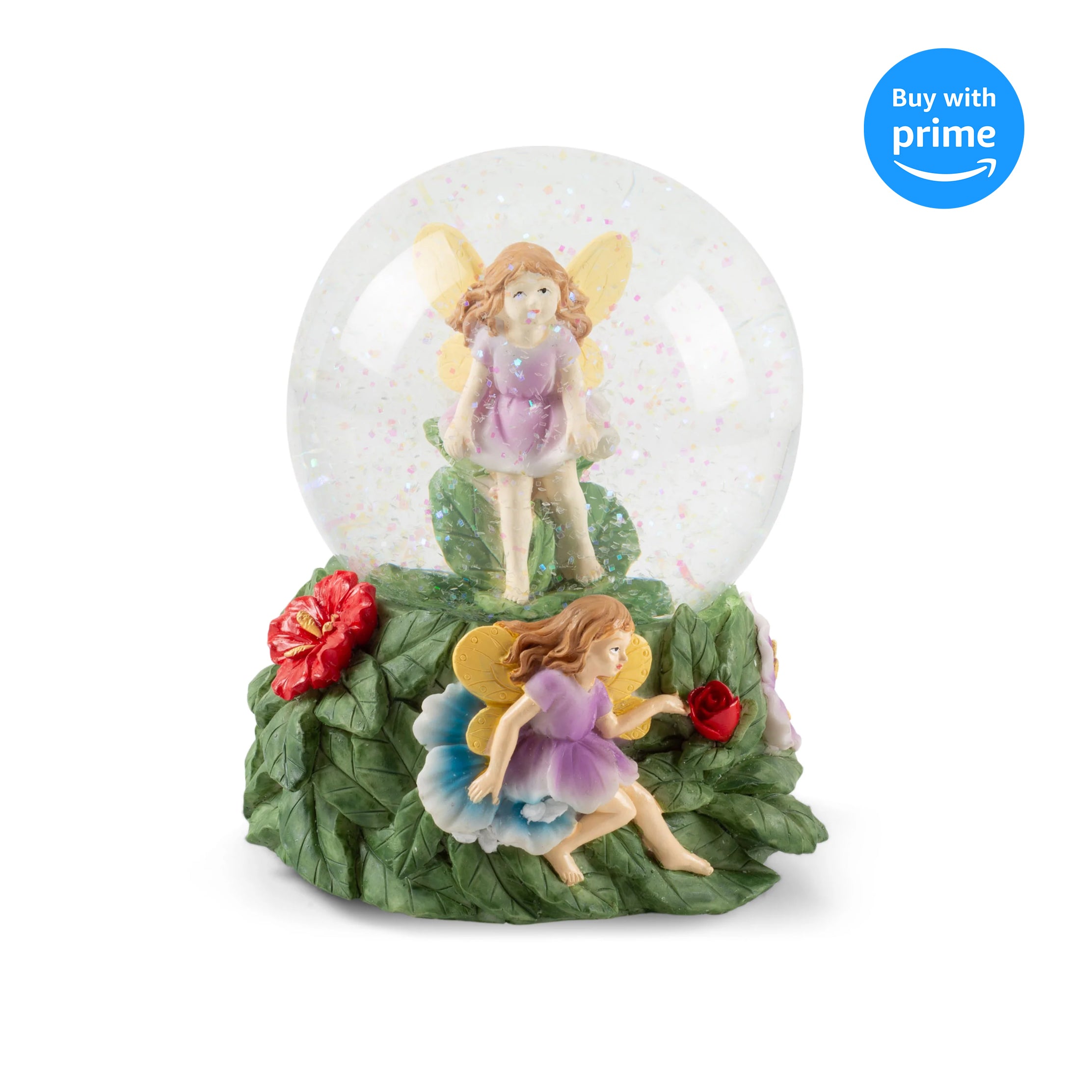 Magical Fairies 100MM Music Snow Globe Plays Tune Greensleeves