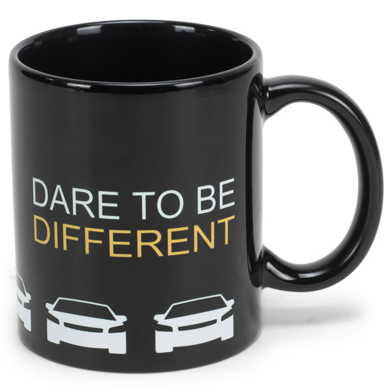 Dare To Be Different Black 11 Ounce Ceramic Novelty Coffee Mug
